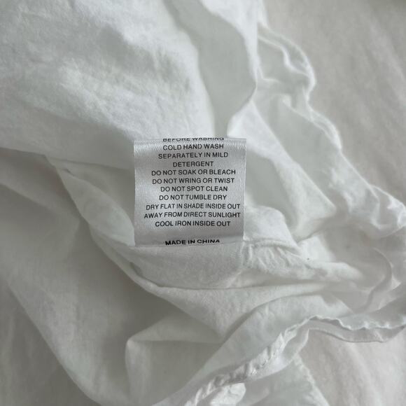 Sabo Skirt White Cut Out Mini Long Sleeve Seven Dress, Size XS - Picture 12 of 13